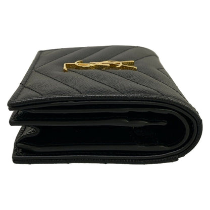 Saint Laurent Paris Bifold Wallet Monogram Black Leather — view 8