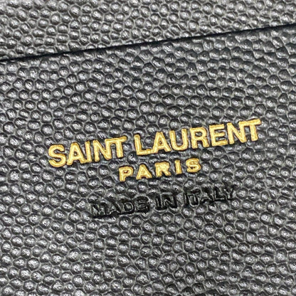 Saint Laurent Paris Bifold Wallet Monogram Black Leather — view 5