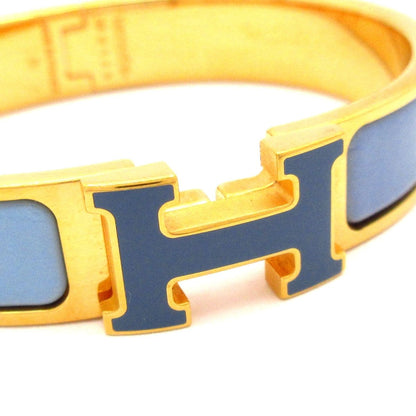 Hermes Bangle Click Gold Blue Gray Multi Bracelet — view 5