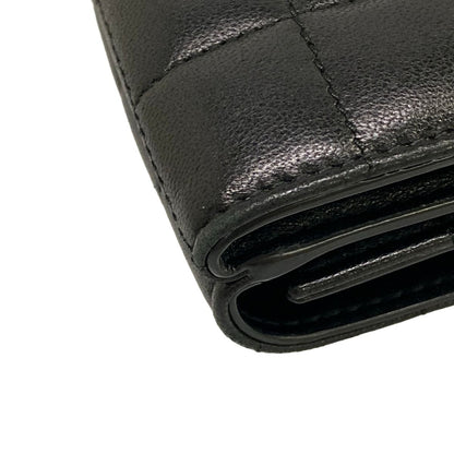 Saint Laurent Paris Trifold Wallet Origami Tiny Black Leather — view 6