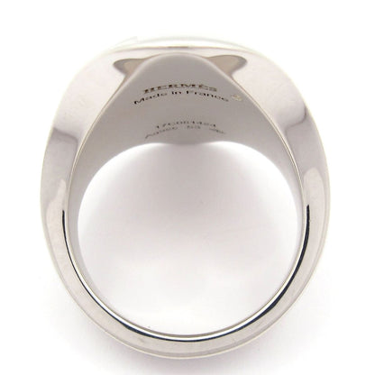 Hermes Ring 53 Chaine D'ancre Verso Silver Black — view 4