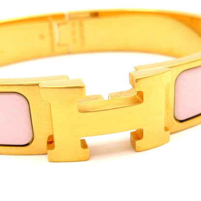 Hermes Bangle Click Gold Light Pink Bracelet — view 5