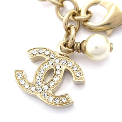 Chanel Bracelet CC Logo Gold Ivory Clear — view 3