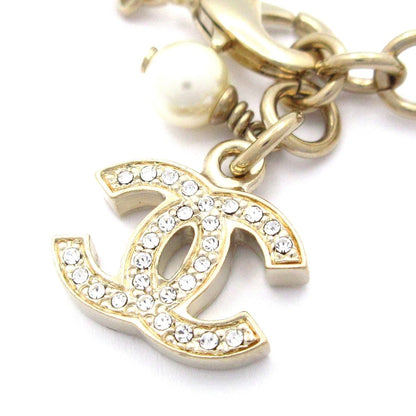 Chanel Bracelet CC Logo Gold Ivory Clear — view 2