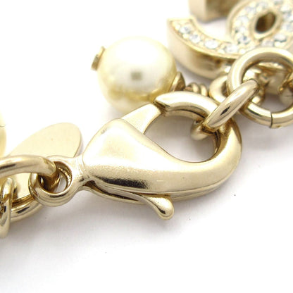 Chanel Bracelet CC Logo Gold Ivory Clear — view 4