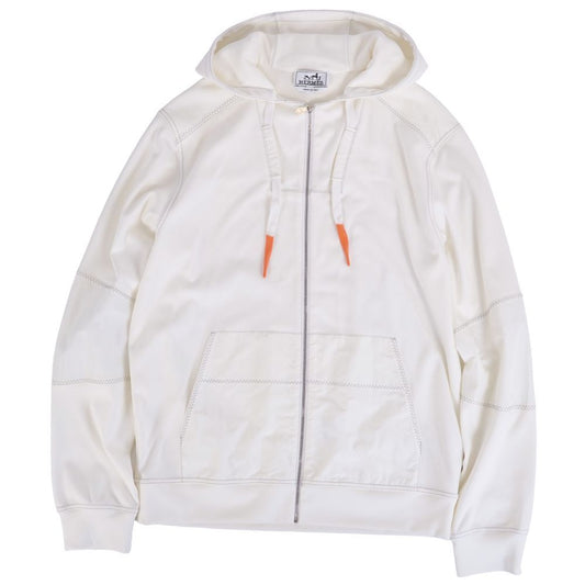 Hermes Hoodie Voile White