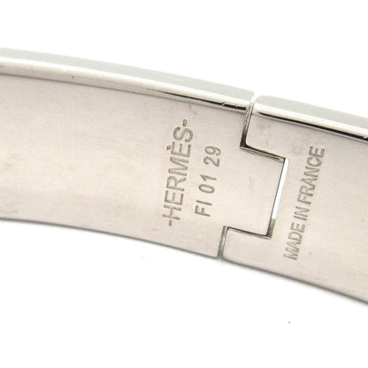 Hermes Bangle Jet Silver Dark Gray Bracelet — view 4