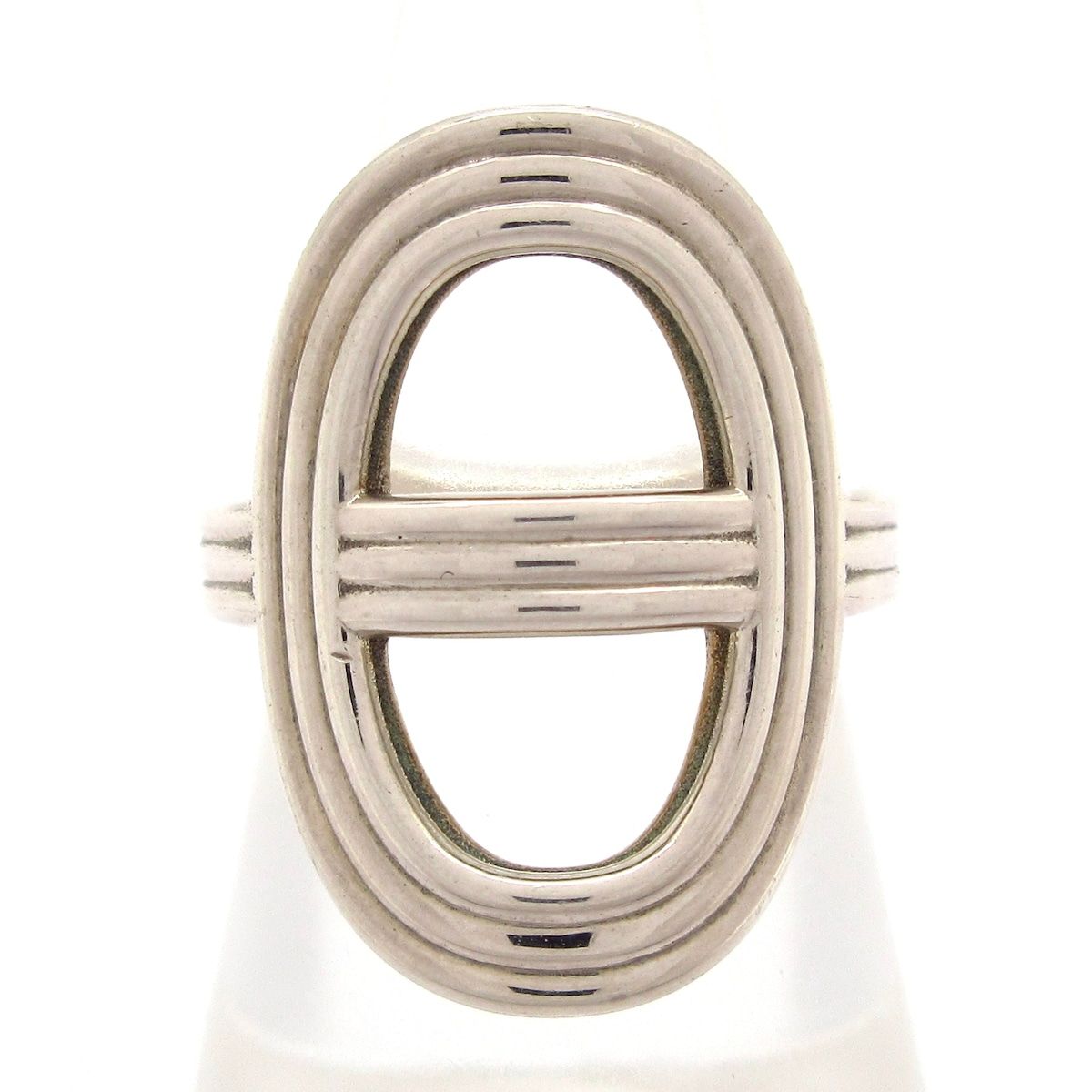 Hermes Ring 51 Chaine D'ancre Silver