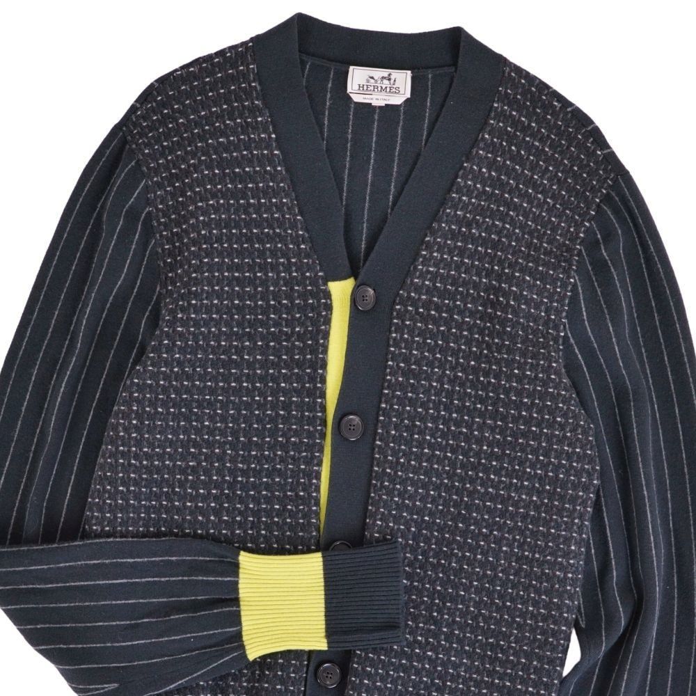 Hermes Cardigan Knit Long Sleeve Wool — view 2