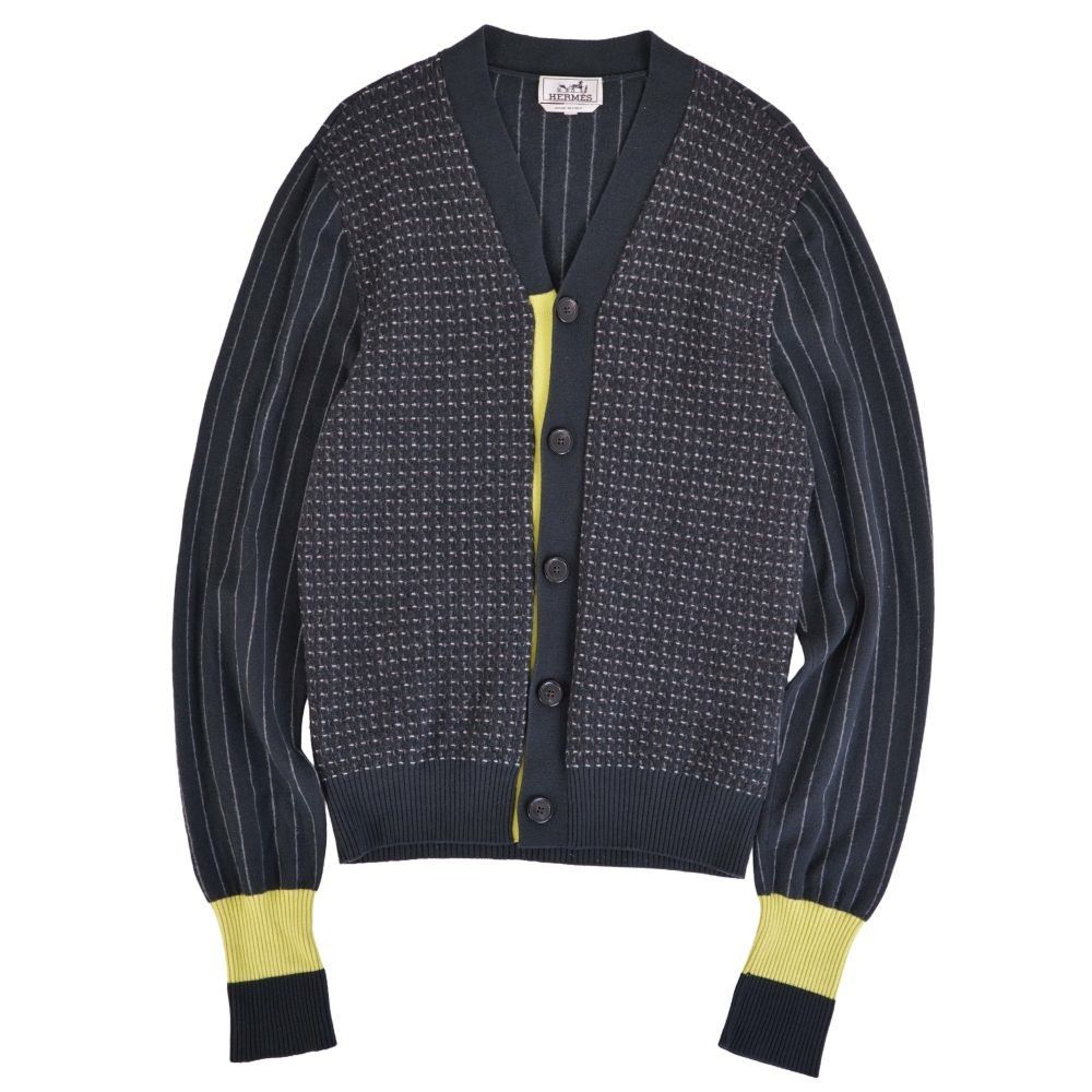 Hermes Cardigan Knit Long Sleeve Wool