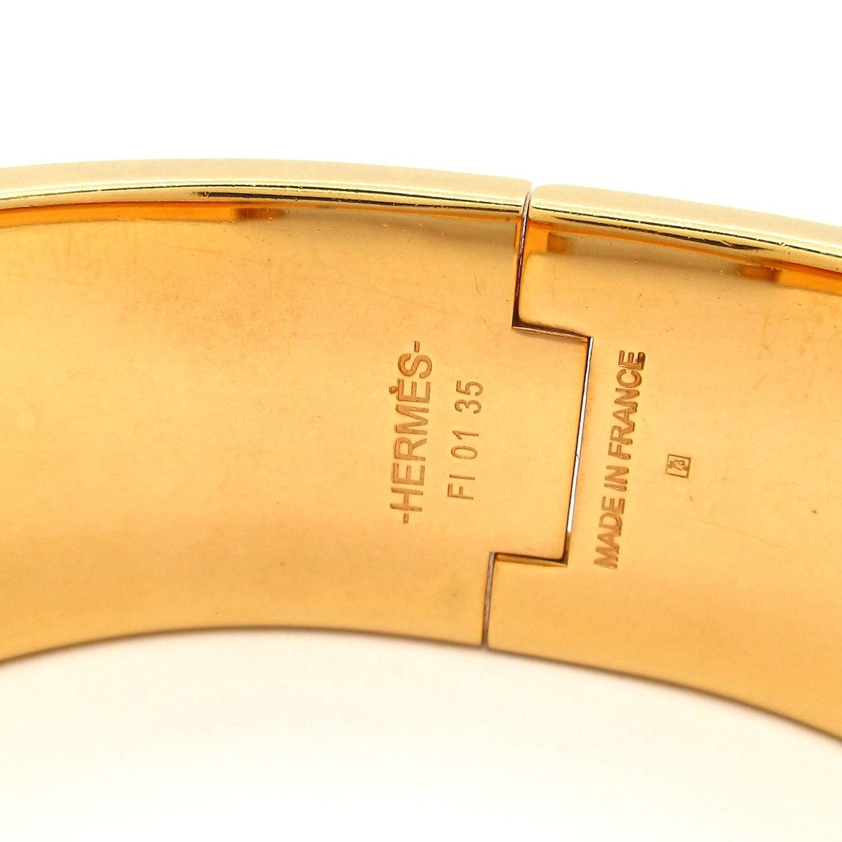 Hermes Bangle Clic Clac Pink Gold Bracelet — view 4