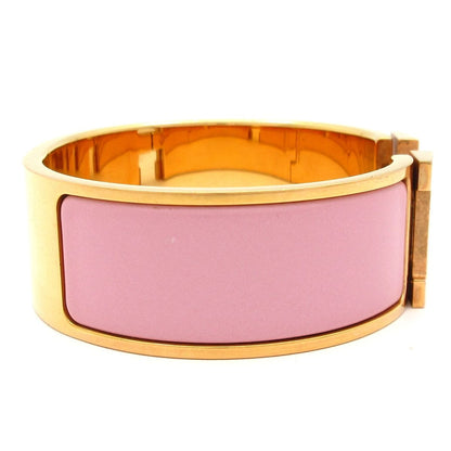 Hermes Bangle Clic Clac Pink Gold Bracelet — view 2