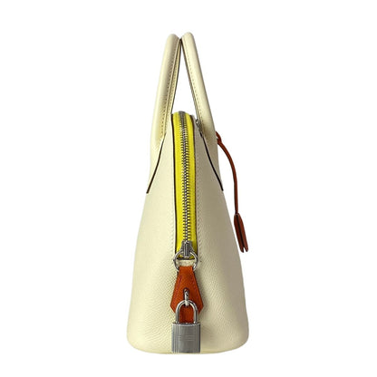 Hermes Handbag Bolide 25 Nata Joanne Citron Terubatu Silver Tricolor — view 2