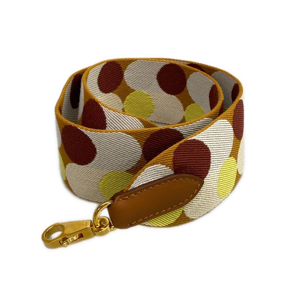 Hermes Shoulder Strap Bandouliere Sangle Flipper Ball 50 mm Sesame Machete