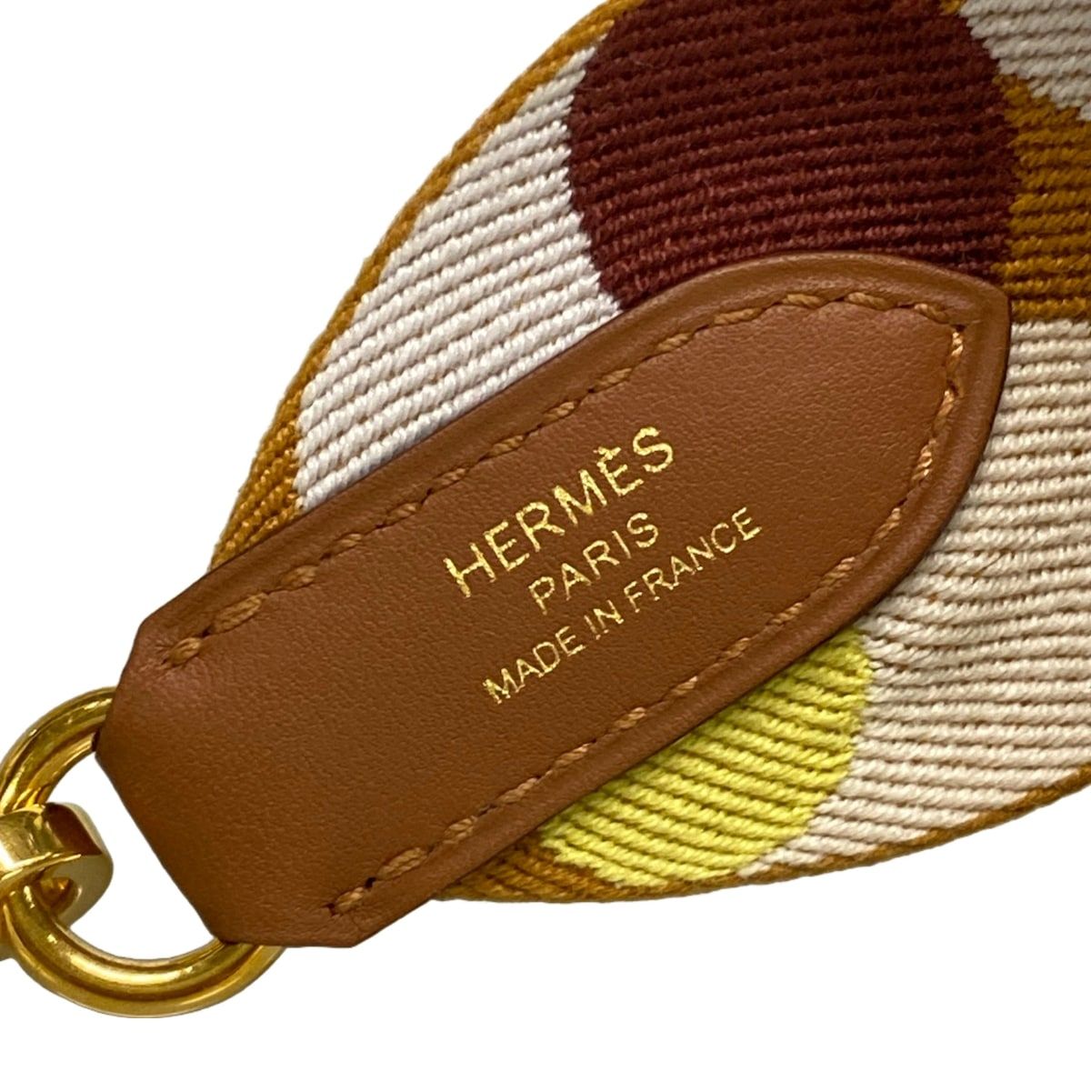 Hermes Shoulder Strap Bandouliere Sangle Flipper Ball 50 mm Sesame Machete — view 3