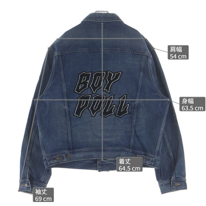 Celine Boy Dool Denim Jacket Indigo — view 9