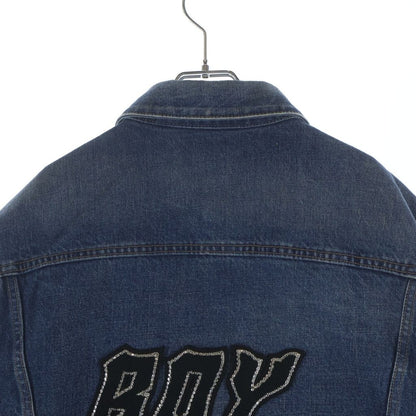 Celine Boy Dool Denim Jacket Indigo — view 4