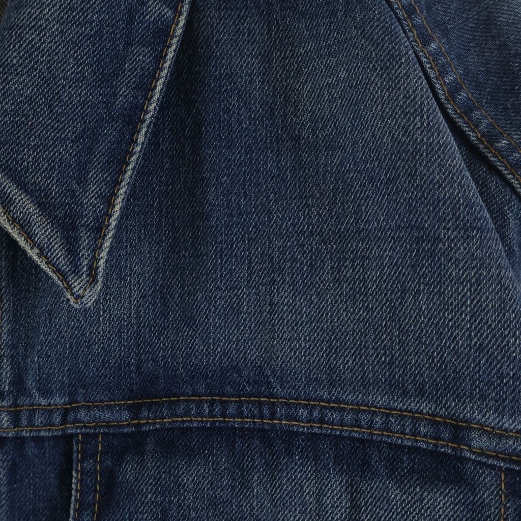Celine Boy Dool Denim Jacket Indigo — view 5