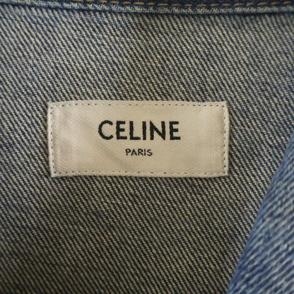 Celine Boy Dool Denim Jacket Indigo — view 7