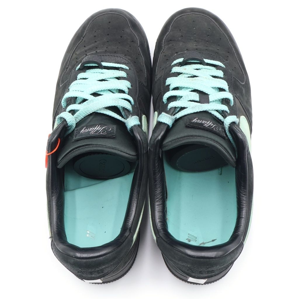Tiffany & Co Nike Air Force 1 Low Cut Sneakers Black Blue — view 4