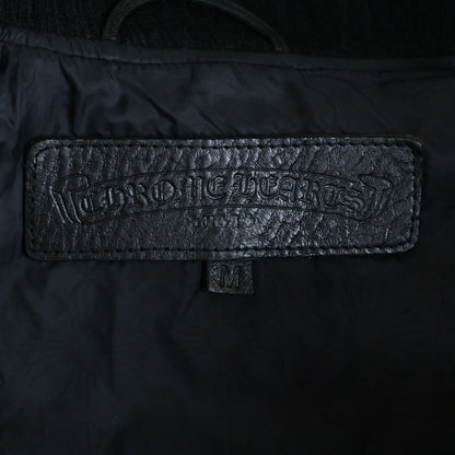 Chrome Hearts Matty Boy Chomper Leather Patch Nylon Vest Black — view 7