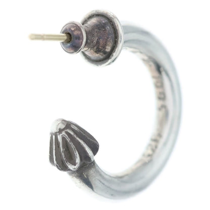 Chrome Hearts Hoop Plain Earrings Silver — view 2