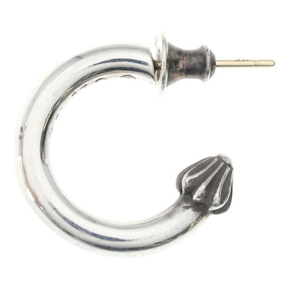 Chrome Hearts Hoop Plain Earrings Silver — view 3
