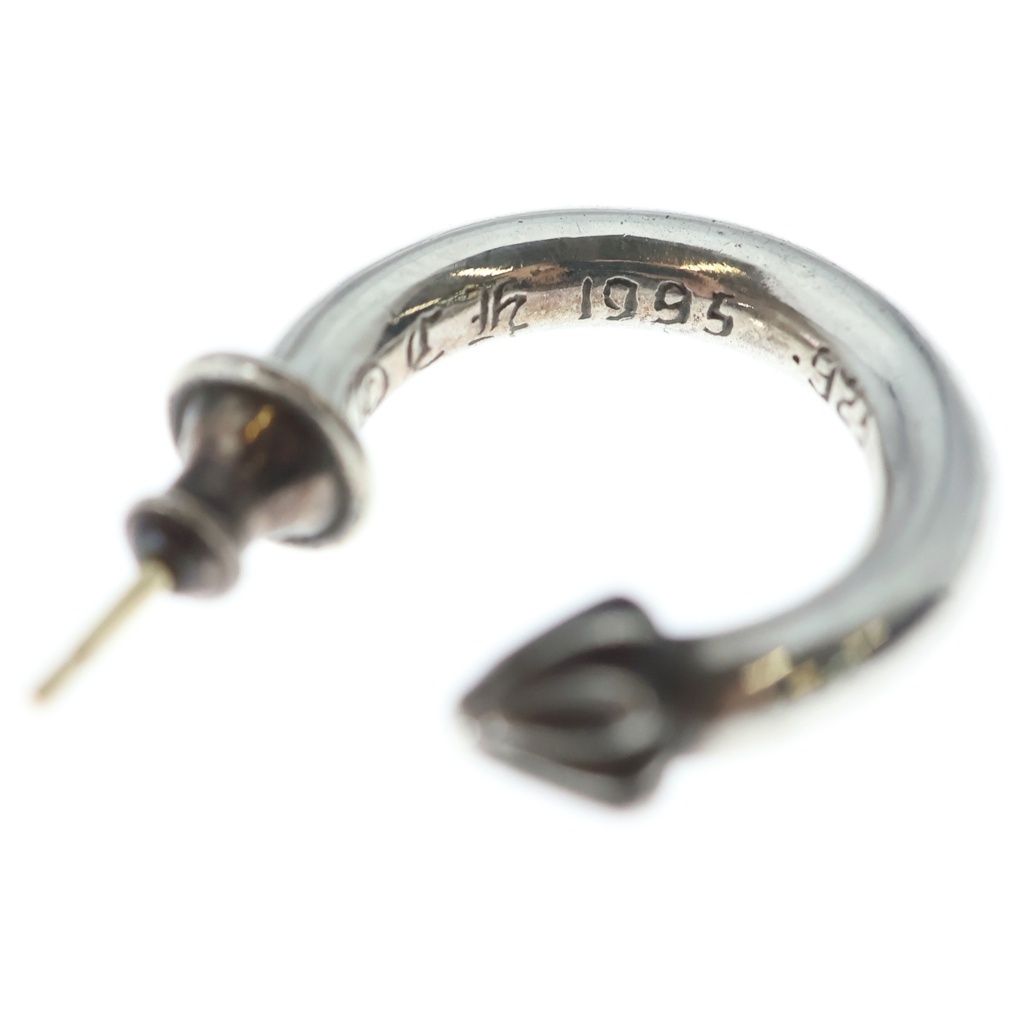 Chrome Hearts Hoop Plain Earrings Silver — view 5