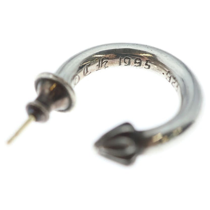 Chrome Hearts Hoop Plain Earrings Silver — view 5