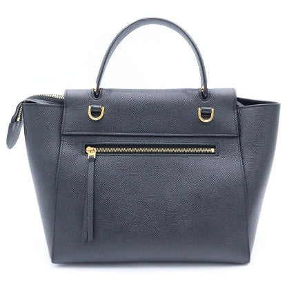 Celine Belt Bag Micro 2-Way Black Gray Calfskin Gold — view 2