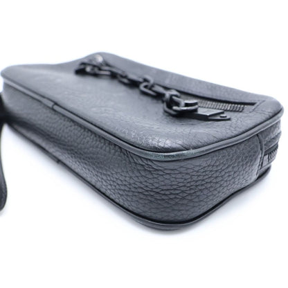 Louis Vuitton Monogram Empreinte Pochette Volga Pouch Case Second Black Leather — view 6