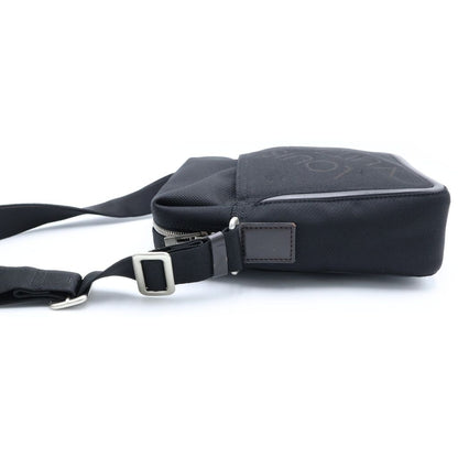 Louis Vuitton Damier Geant Citadin MM Mini Shoulder Bag Black Noir Silver — view 3