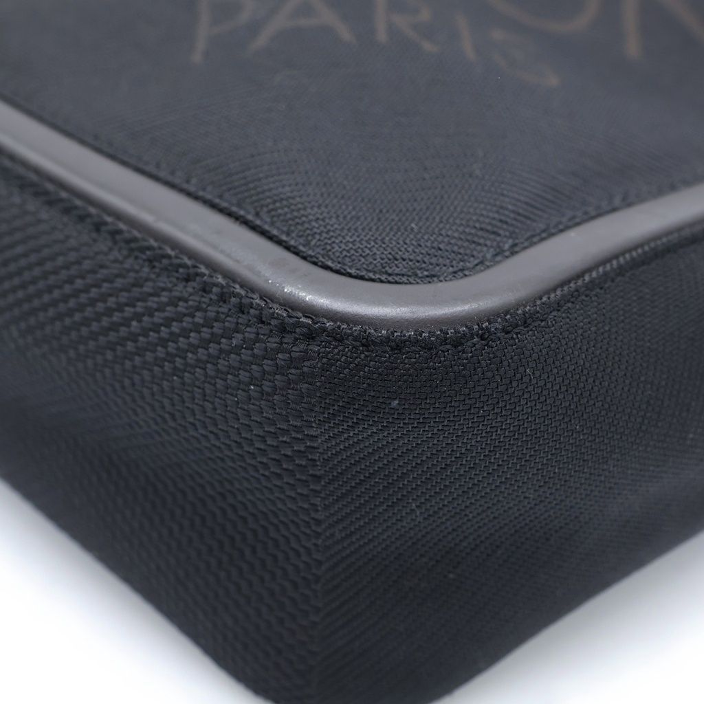 Louis Vuitton Damier Geant Citadin MM Mini Shoulder Bag Black Noir Silver — view 6