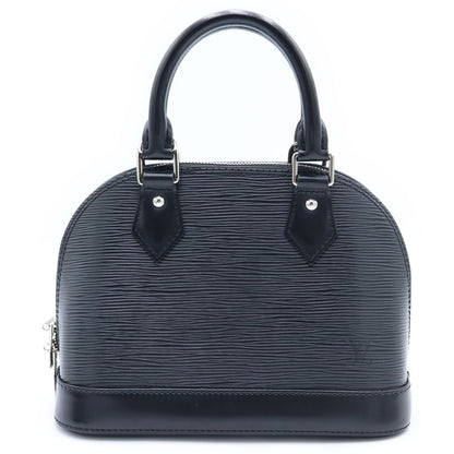 Louis Vuitton Epi Alma BB 2-Way Shoulder Bag Black Noir Leather Silver