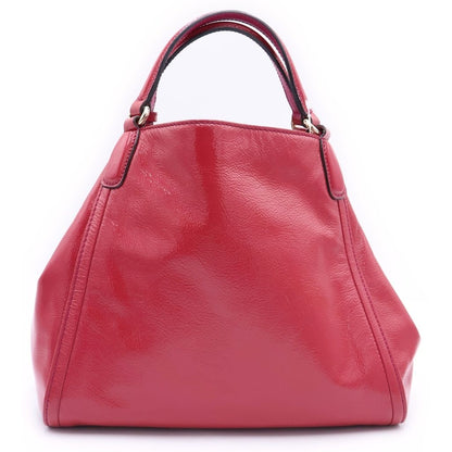 Gucci Soho Fringe 2-Way Shoulder Bag Pink Patent Leather Gold — view 2