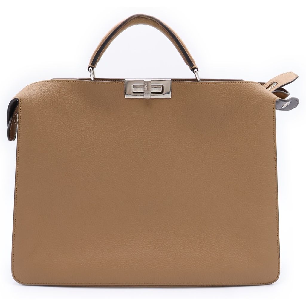 Fendi Peekaboo Icy Handbag Brown