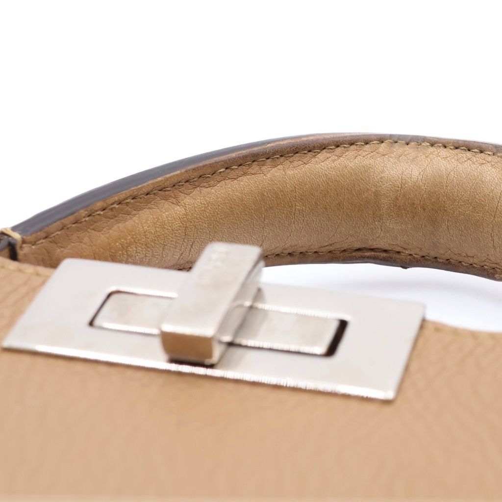Fendi Peekaboo Icy Handbag Brown — view 6