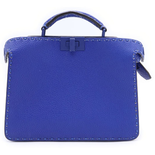 Fendi Peekaboo Eye Small Handbag Blue