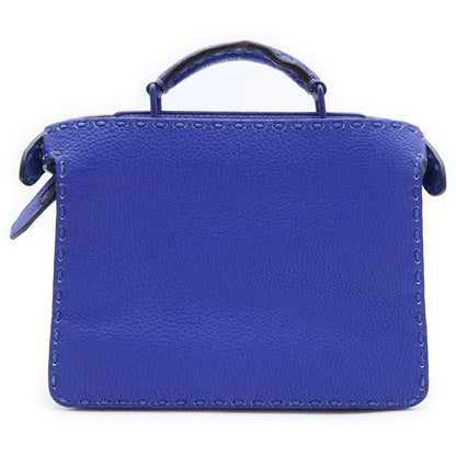 Fendi Peekaboo Eye Small Handbag Blue — view 2