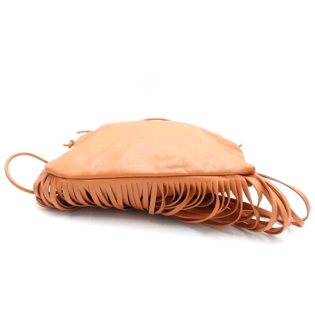 Bottega Veneta the Fringe Shoulder Leather Bag Brown — view 4