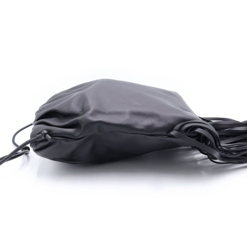 Bottega Veneta the Fringe Shoulder Leather Bag Black — view 3