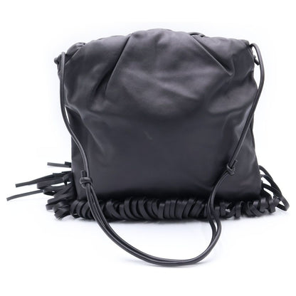 Bottega Veneta the Fringe Shoulder Leather Bag Black — view 2