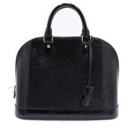 Louis Vuitton Epi Alma PM Noir Electric Leather Handbag Black