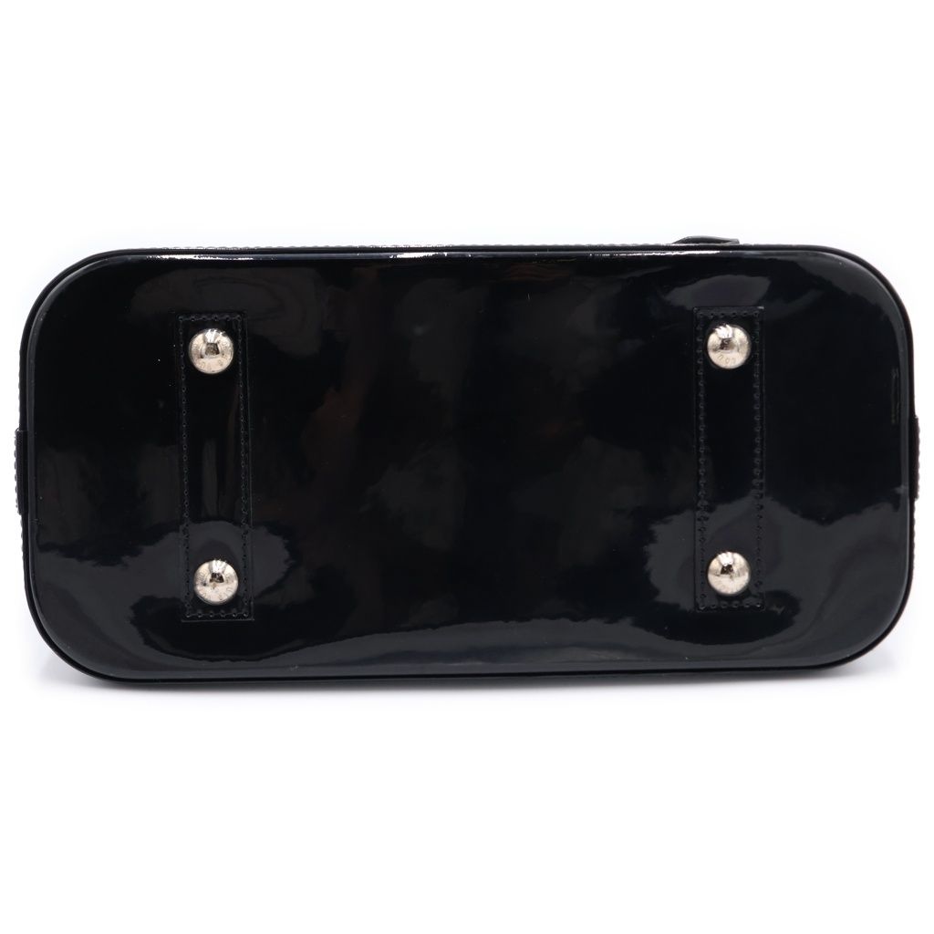 Louis Vuitton Epi Alma PM Noir Electric Leather Handbag Black — view 4