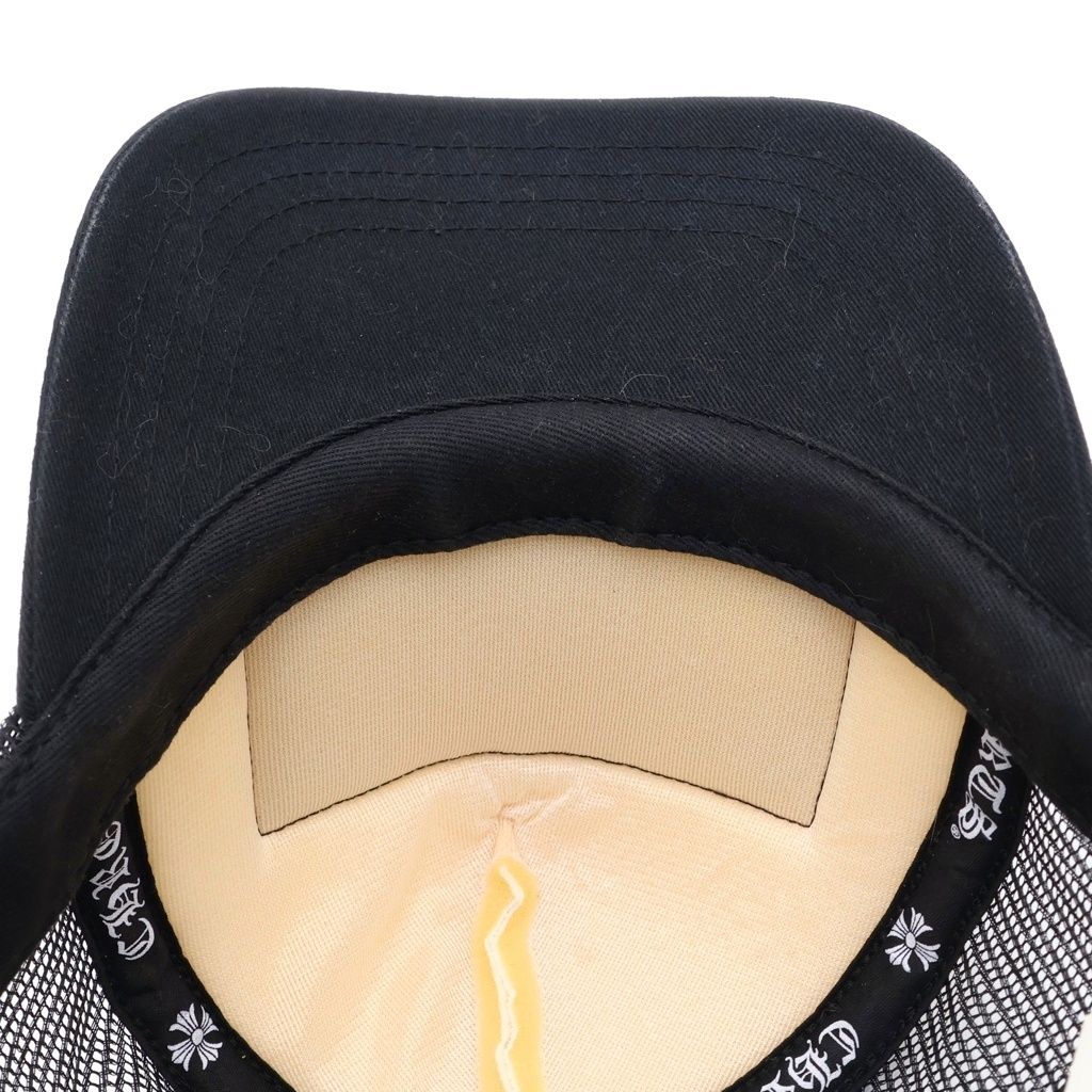 Chrome Hearts CH Trucker Cap CH Mesh Cap Hat Black White — view 5