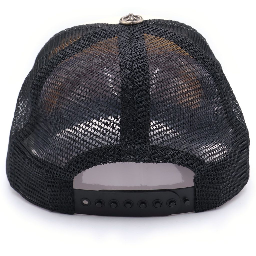 Chrome Hearts CH Trucker Cap CH Mesh Cap Hat Black White — view 2