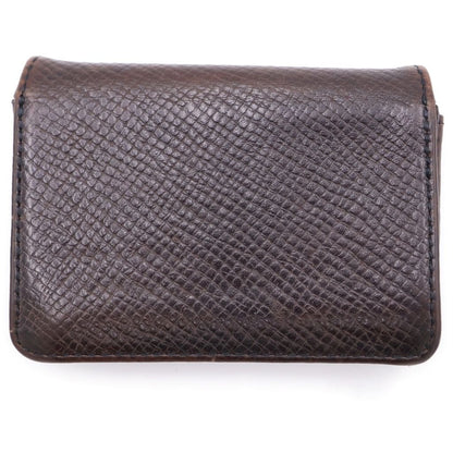 Chrome Hearts Crd Arch Logo Plate 3 Pockets Leather Card Case Brown — view 2