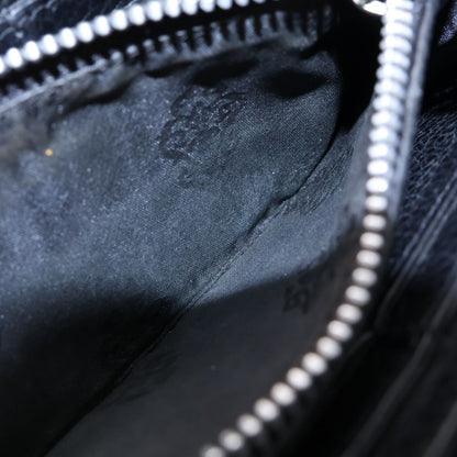 Chrome Hearts Rec Zip 3 Cross Round Zip Leather Wallet Black — view 6