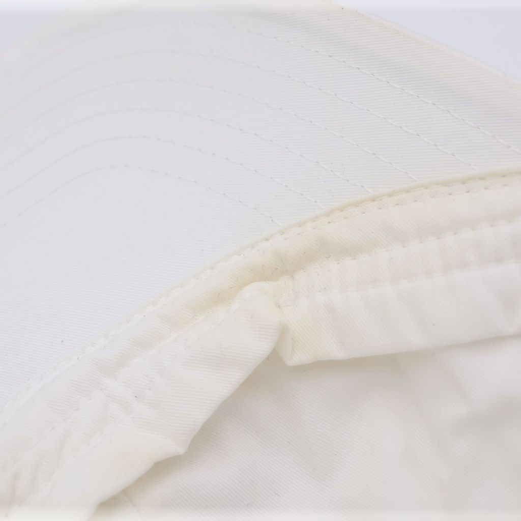 Celine Trio Patch Logo Cotton 6 Panel Baseball Cap Hat White — view 7