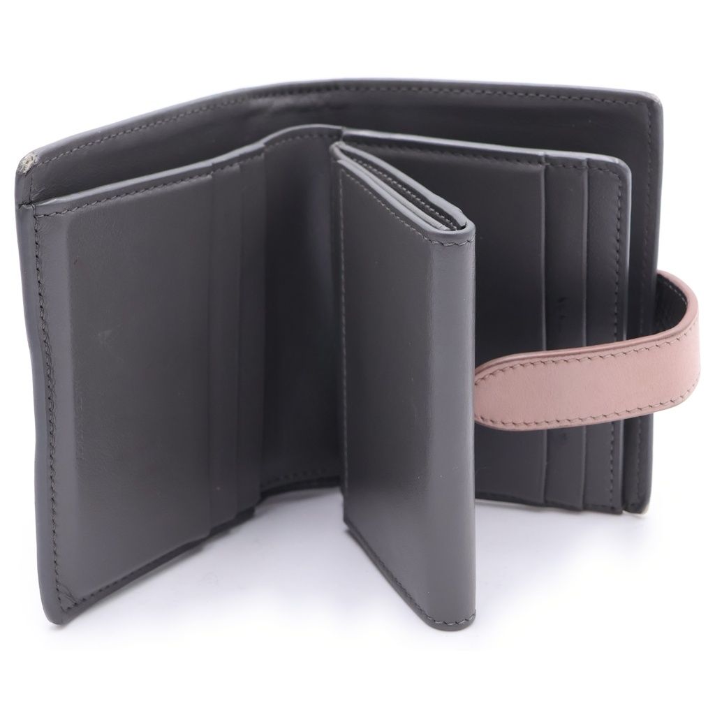 Celine Small Strap Wallet Bifold Gray — view 4